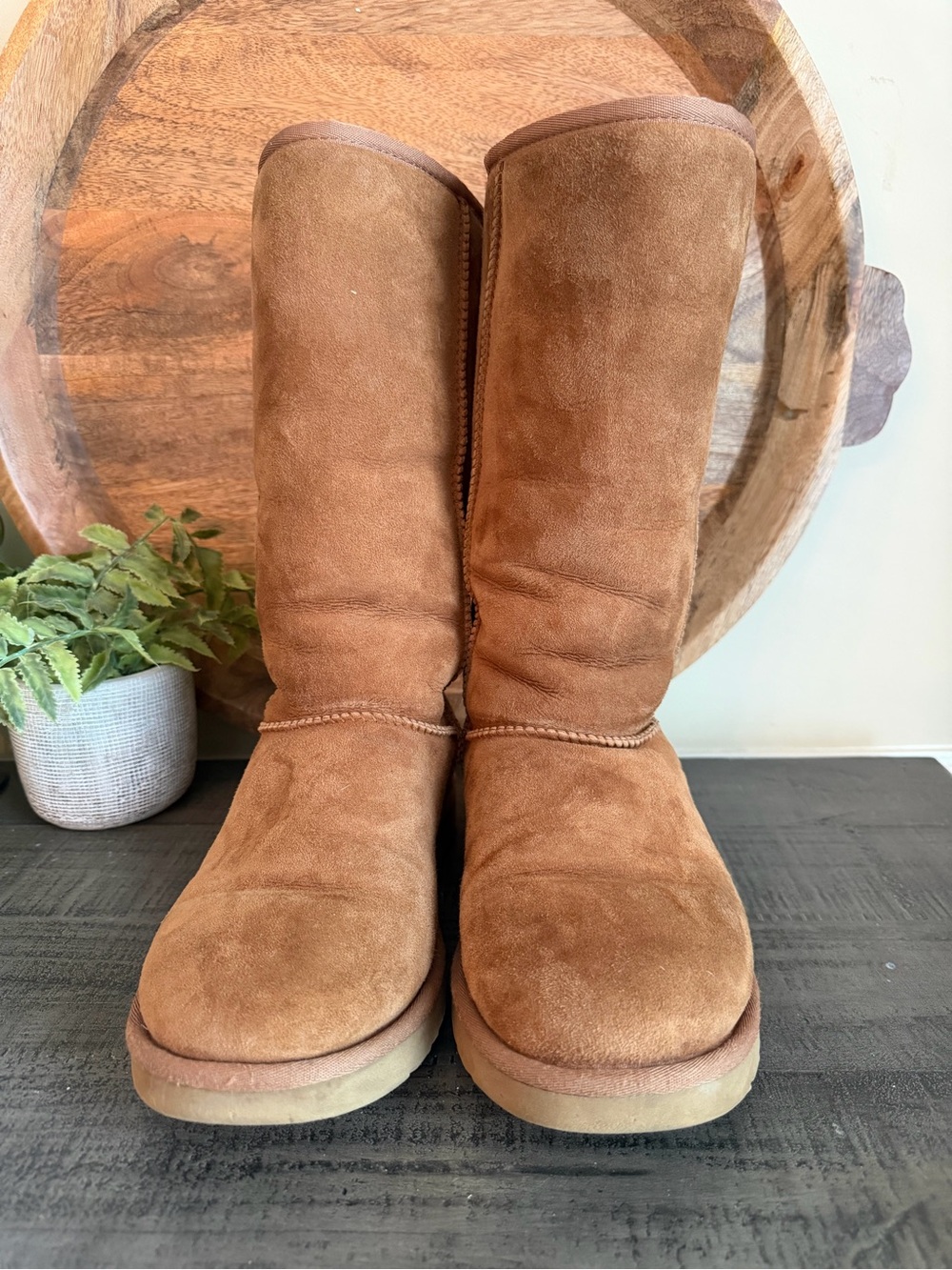 UGG Classic Tall Suede Boots - Chestnut